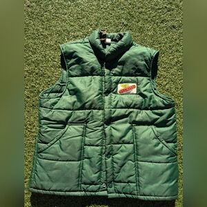 Green Quilted Vest